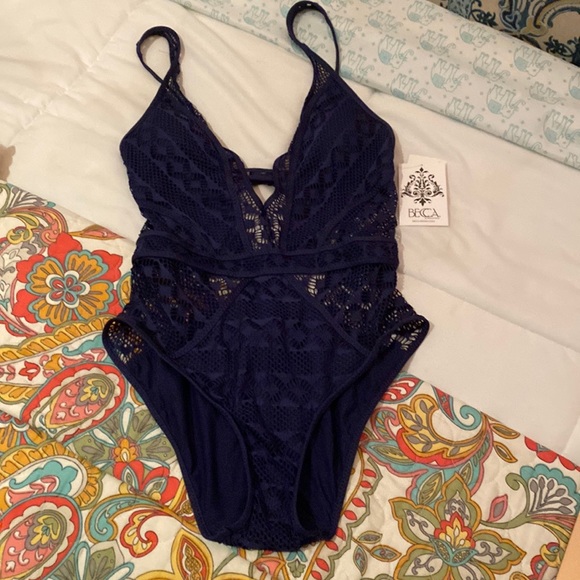 BECCA crochet one piece bathing suit - Picture 4 of 6